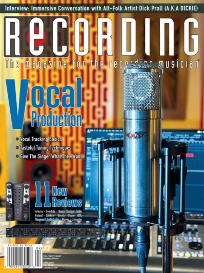 Recording Magazine April 01, 2025 Issue Cover