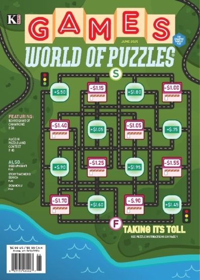 Games World of Puzzles June 01, 2025 Issue Cover