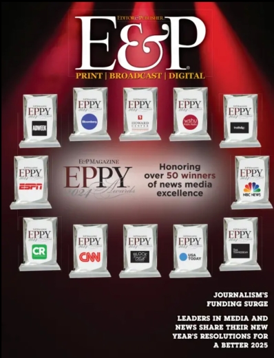 Editor & Publisher January 01, 2025 Issue Cover